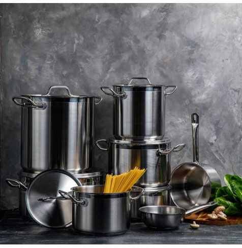 Каструля висока з кришкою 50 л, серія Resto Range FoREST 304040