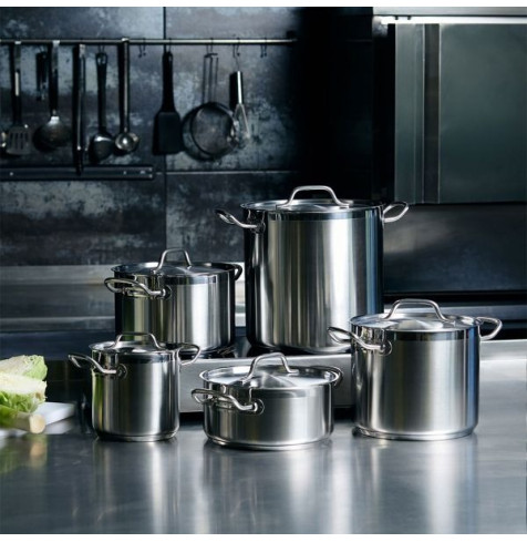 Каструля висока з кришкою 50 л, серія Resto Range FoREST 304040