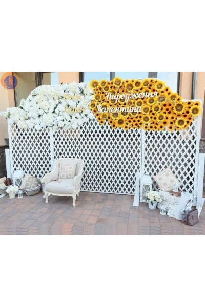 Фон гратчастий білий