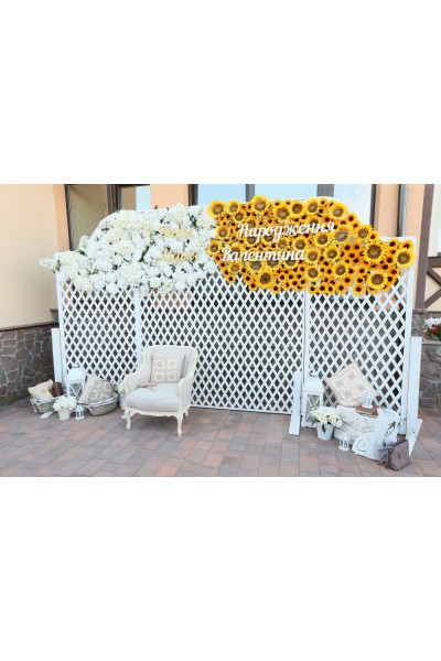 Фон гратчастий білий