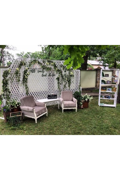 Фон гратчастий білий