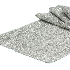 Серветки паєтка срібло