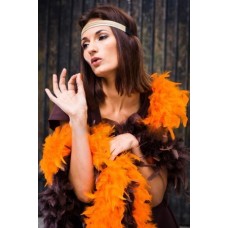 Боа (чорні та помаранчові)