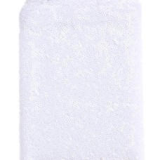 Серветки паєтка біла