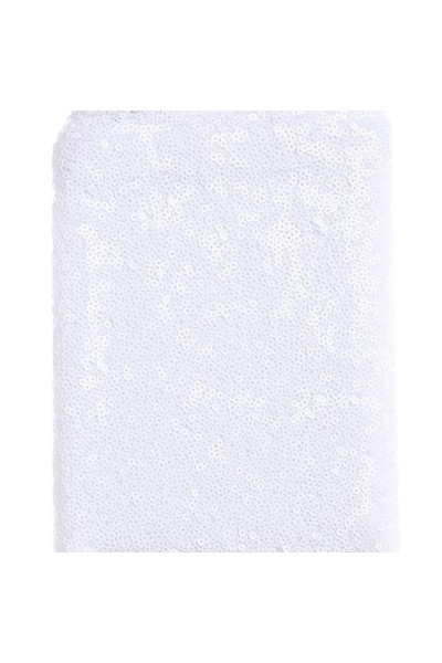 Серветки паєтка біла