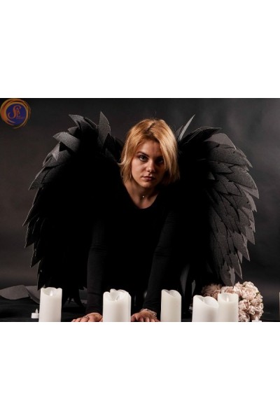 Крила великі чорні