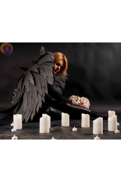 Крила великі чорні