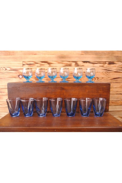 Чарки вінтажні сині