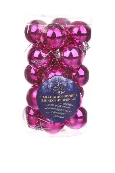 Новорічні іграшки в асортименті