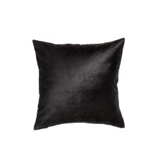 Подушка чорна велюрова