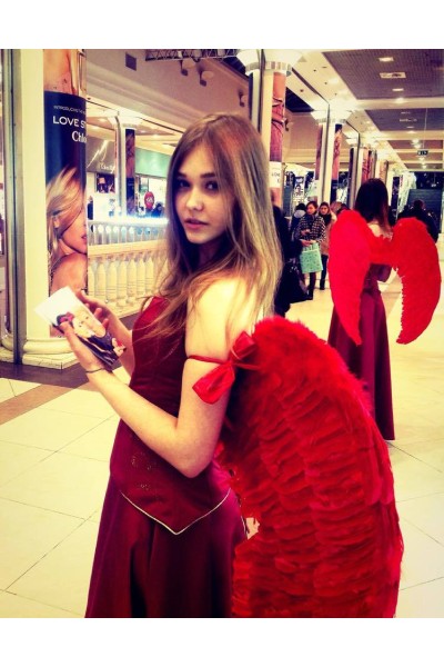 Крила великі червоні