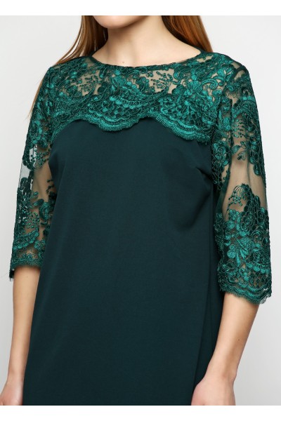 Сукня коктельна ізумруд