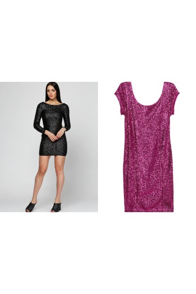 Сукня з паєтками