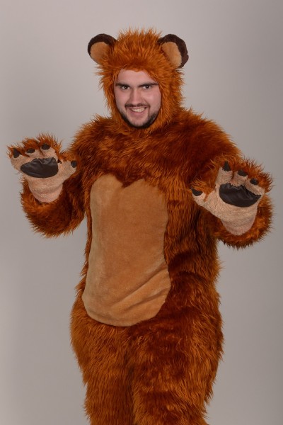 Ведмідь рудий напівростовой 