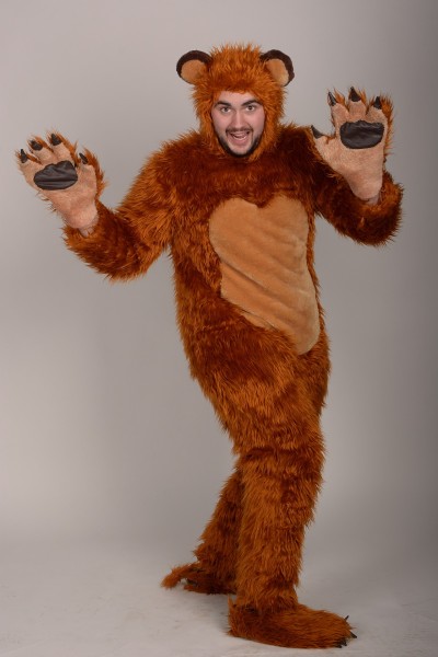 Ведмідь рудий напівростовой 