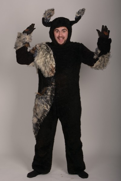 Собака чорно-сіра ростова 