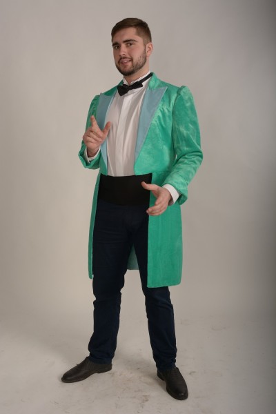 Фрак бирюзовый