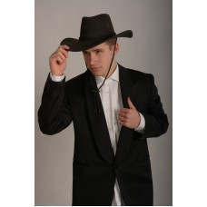 Ковбойская шляпа черная
