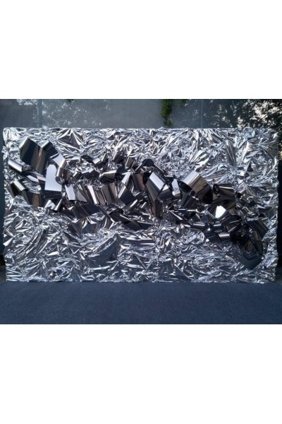 Задник із візерунком срібло