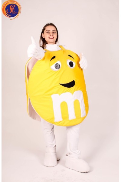 Напівростовий костюм М&Ms 