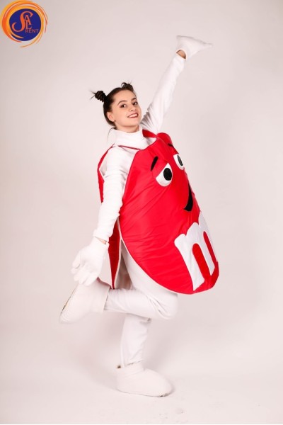 Напівростовий костюм М&Ms 