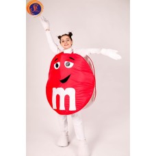 Напівростовий костюм М&Ms 