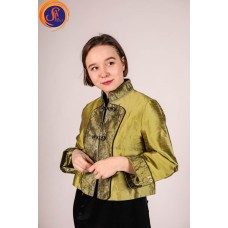 Піджак в китайскому стилі Олива