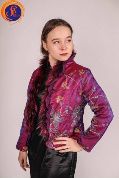 Піджак в китайскому стилі Бургун