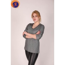 Блуза серебряная