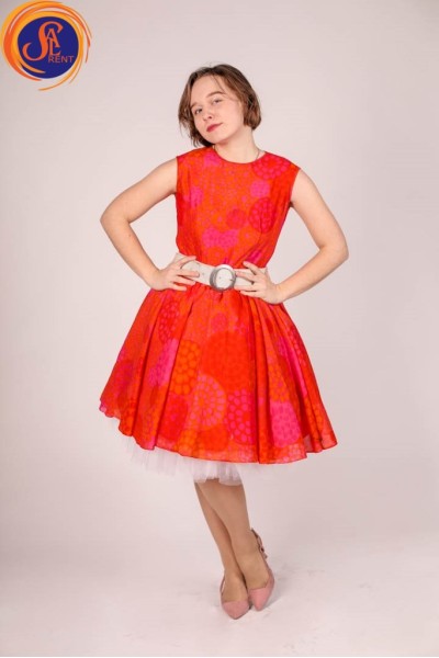 Сукня red в стилі 60-х