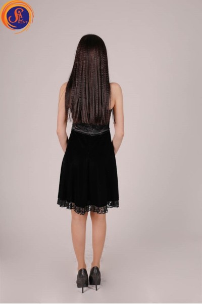 Сукня чорна міні