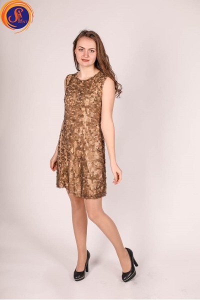 Сукня Бронзова в пайєтку