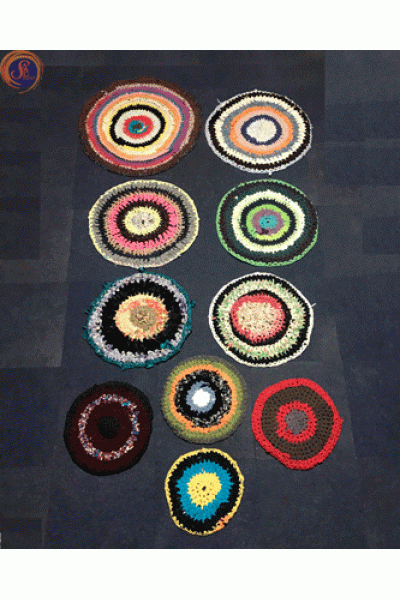 Килимки етно круглі