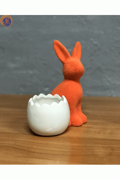 Підставка під писанку «Orange rabbit»