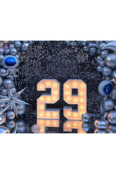 Цифри з лампочками