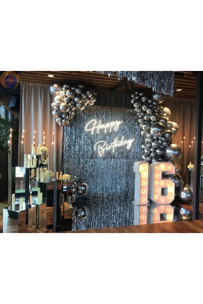 Цифри з лампочками