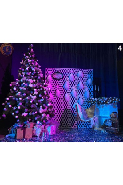 Новорічні фотозони з каміном