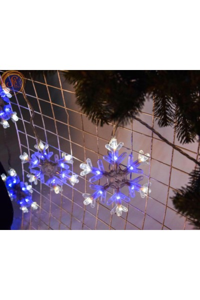 СВІТОДІОДНА ГІРЛЯНДА СНІЖИНКА LED