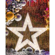 Зірка лампочками