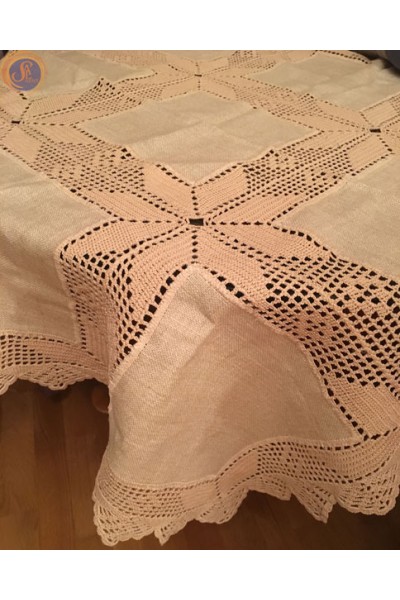 Скатертина льняна