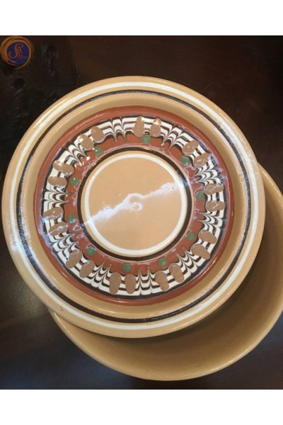 Миска з кришкою розписна 