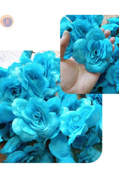 Головки квітів бірюзові