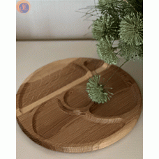 Підставка деревʼяна для сиру/горіхів