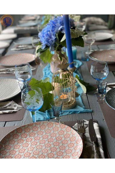 Тарілки столові прованс кольорові