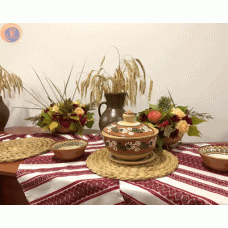 Макітра з кришкою