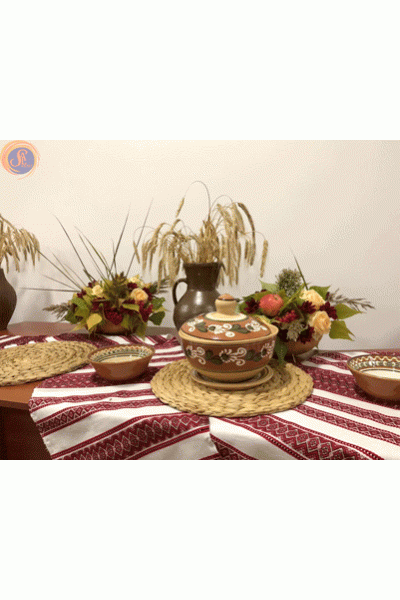 Макітра з кришкою