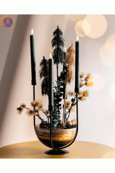 Гілка хвойна в глітері