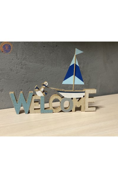 Табличка морська «welcome”