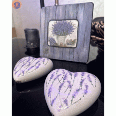 Керамічне серце «Прованс»