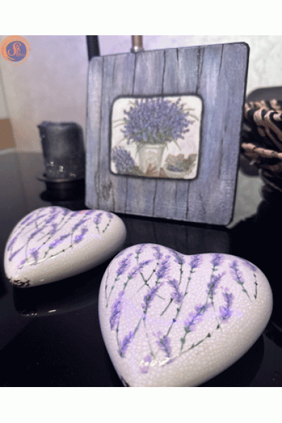 Керамічне серце «Прованс»